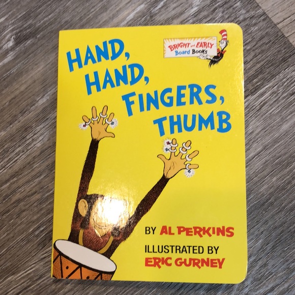 Cat in Hat Book. Hand hand finger, thumbs - Picture 5 of 5